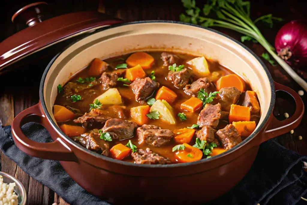 Recette Mijoté d'agneau